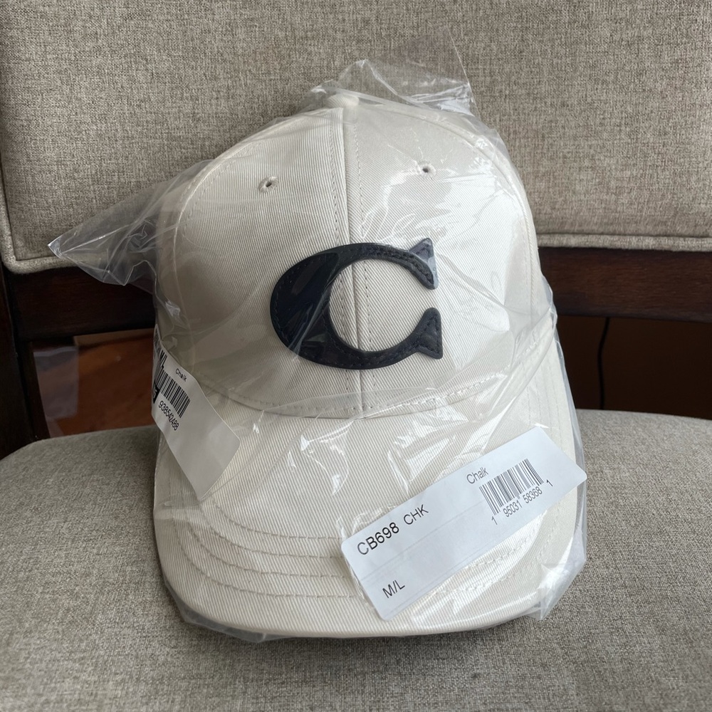 NWT！COACH VARSITY BASEBALL CAP/HAT (COACH CB698） - Picture 5 of 5